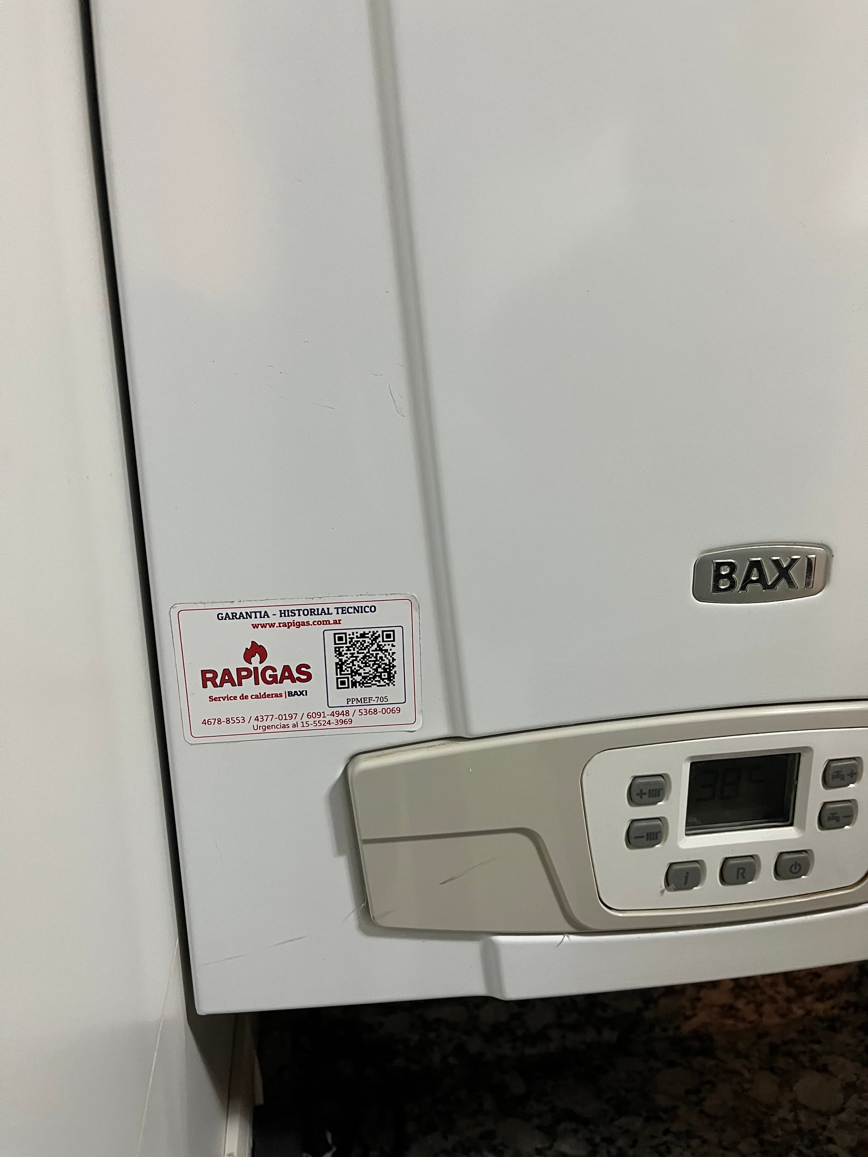 Panel de control caldera BAXI Eco 4S