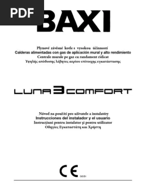 Caldera Mural Baxi Luna 3 Confort 1.310 Fi Solo Calefacción en Nordelta - imagen 2